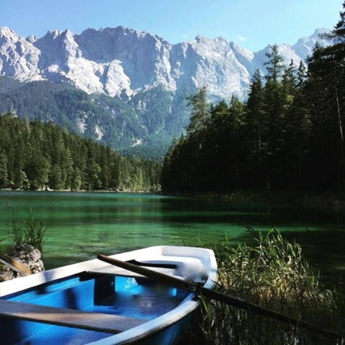 Chalet S - 5 Sterne Luxus Ferienhaus Direkt Am Eibsee Und Zugspitze Grainau Eksteriør billede
