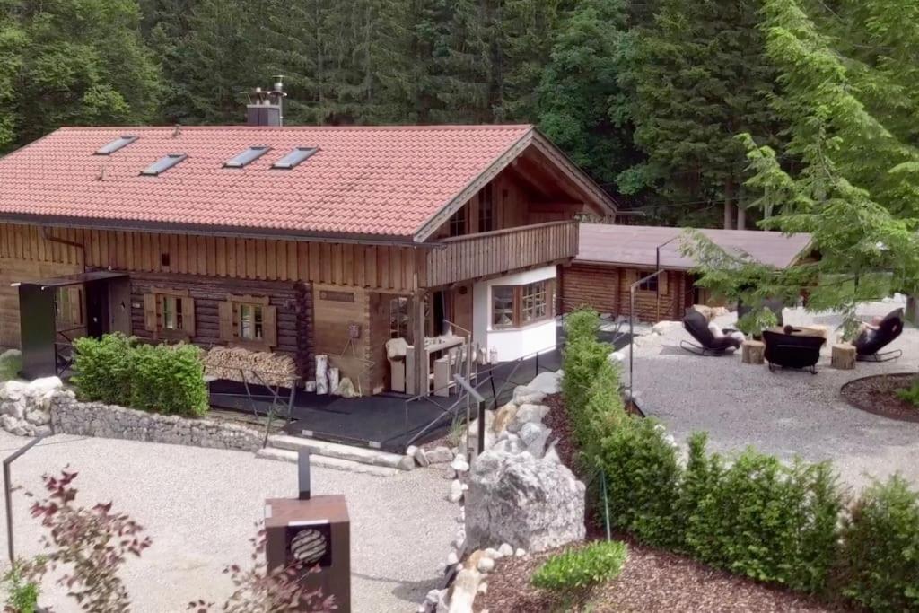 Chalet S - 5 Sterne Luxus Ferienhaus Direkt Am Eibsee Und Zugspitze Grainau Eksteriør billede